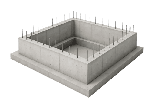 фундамент для дома с подвалом в СПб